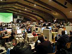 Blick in die Halle