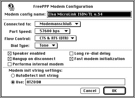 FreePPP Modems