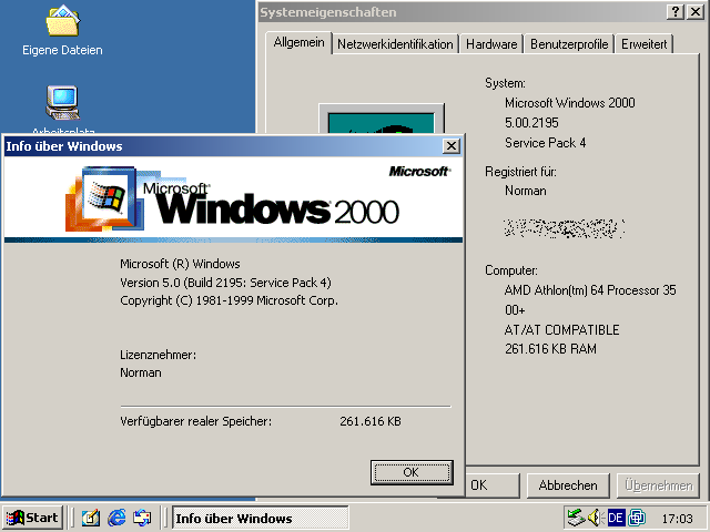 Alles über Windows 2000