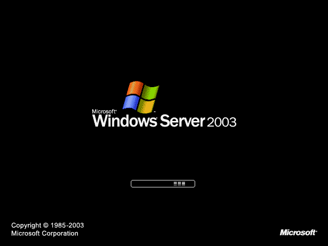 Windows Server 2003 Bootscreen