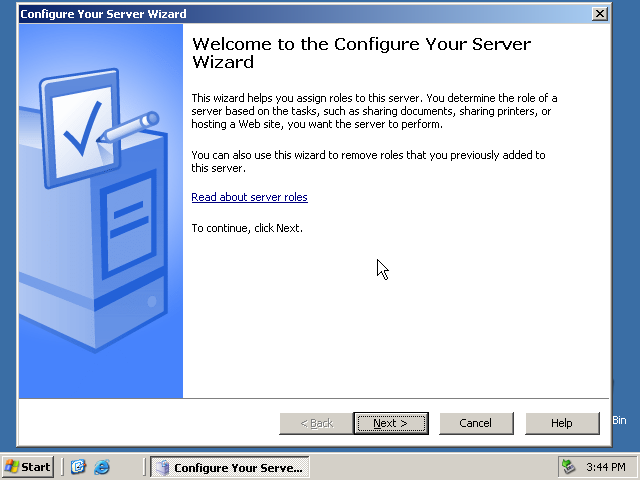 Server 2003 Datacenter Logon