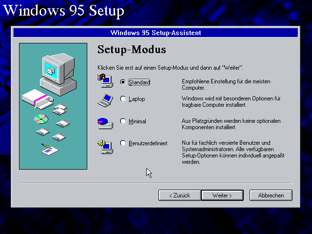 Windows 95 Setup