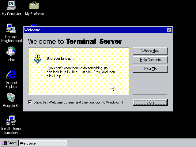 Terminal Server Logon